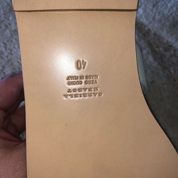 Gabriela Hearst Hades agate embellished sandals, size 40(US9,5-10). White - Picture 8 of 17